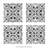 Merzoni 18" x 18" Porcelain Patterned Wall & Floor Tile