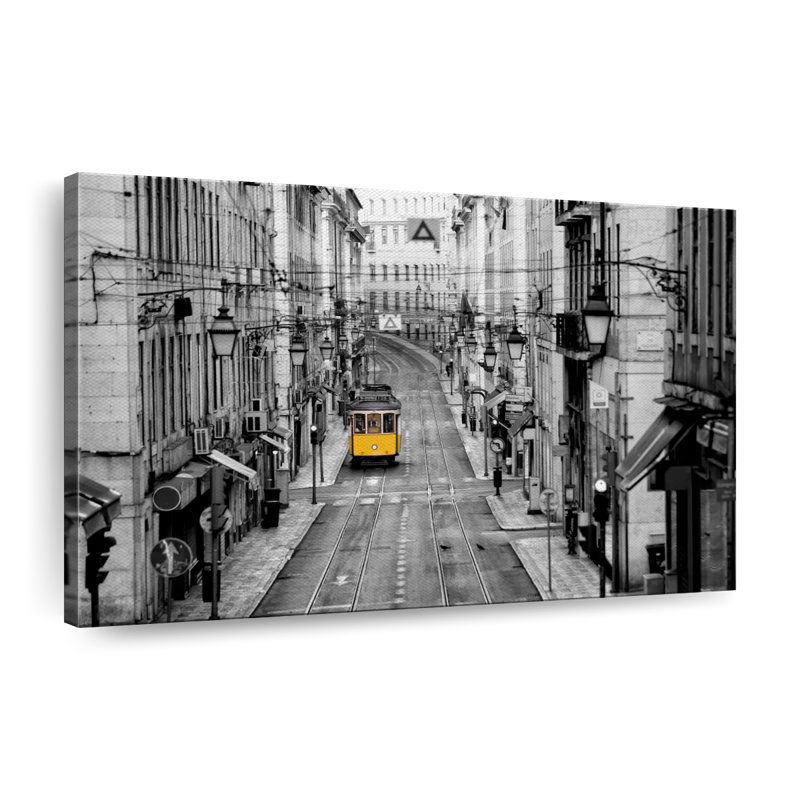 Reproduction sur toile Lisbon, H 8 po x l 12 po x P 1 po