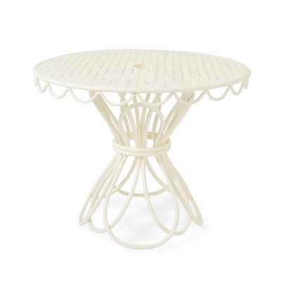 AL FRESCO SIDE TABLE - ANTIQUE WHITE