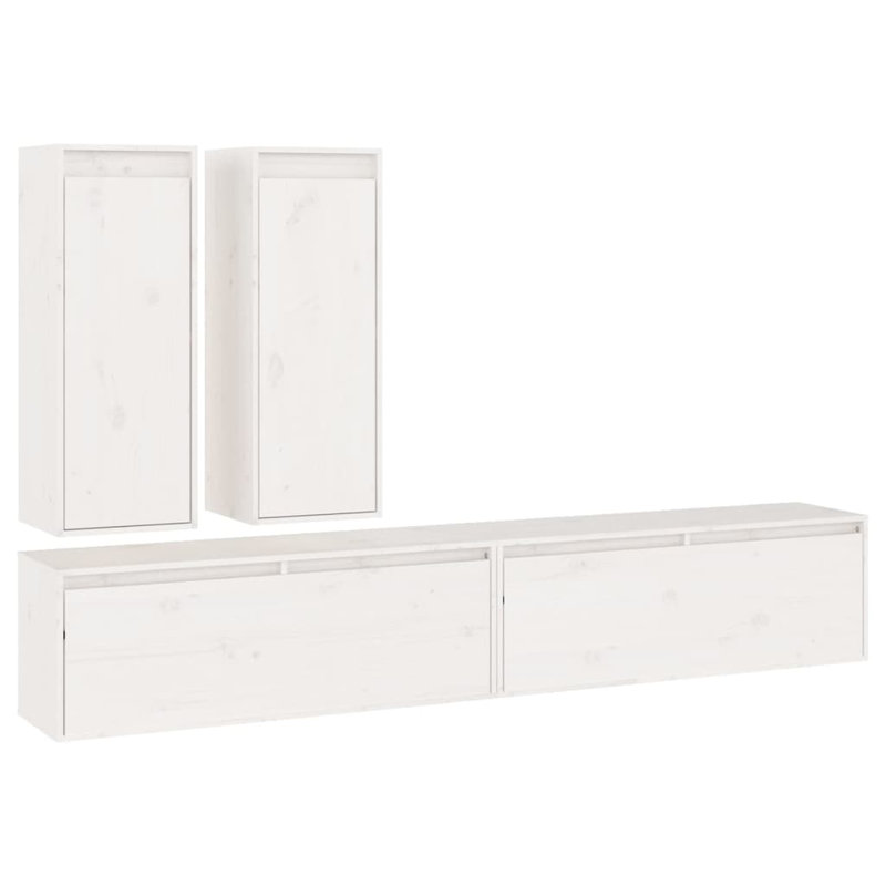 Grace-Leigh Unfinished Entertainment Centre, White