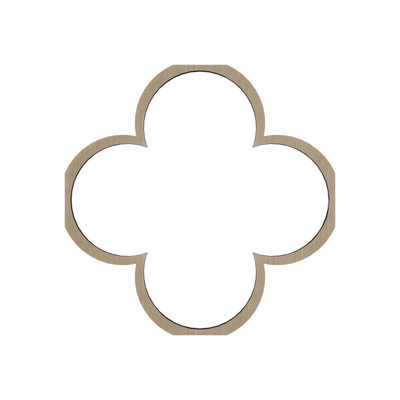 33"W x 33"H x 3/8"T Extra Large Woodall Decorative Fretwork Wood Ceiling Panels, White Oak