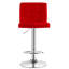 Swivel Upholstered Adjustable Height Counter Stool with Metal Frame-1115289636-1115166548