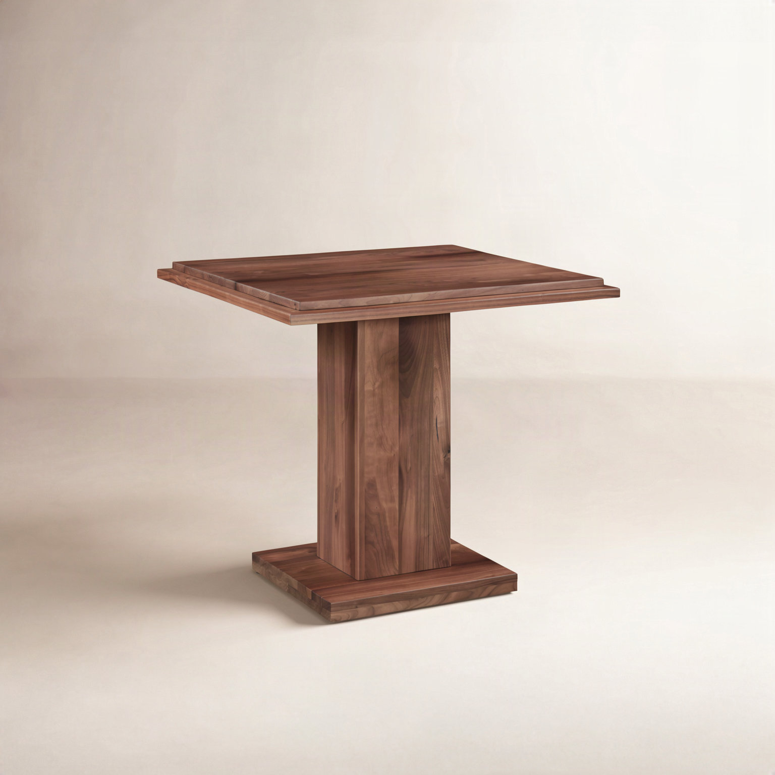 Oak Dining Table, Brown Wood, 30"