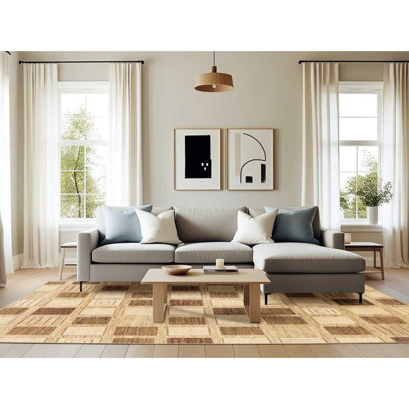 Tapis abstrait moderne 1569, Rectangle 6 pi x 9 pi