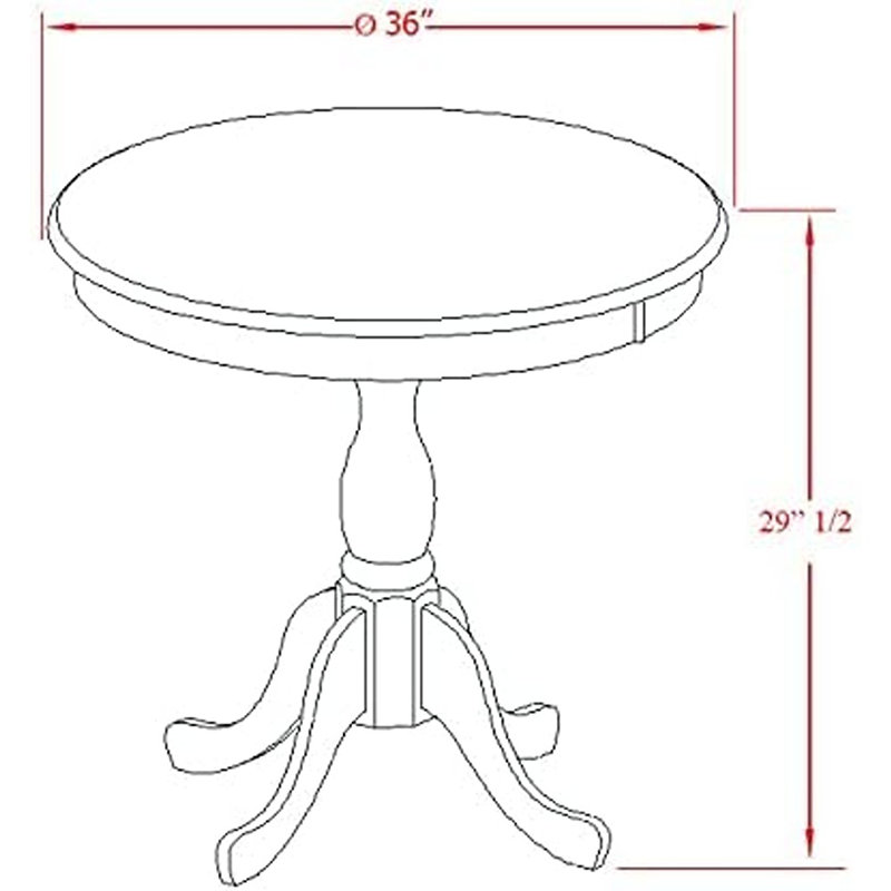 Ensemble de coin-repas 5 pièces comprenant une table en bois et 4 chaises en similicuir avec dossier à lattes - finition noire