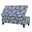 Multifonctionnel luxueux, tissu floral, charnières souples, rangement caché, magazines, télécommandes, chambre à coucher, confortable, rangement à fermeture en douceur multifonctionnel, bureau, compartiment, couvertures, bois massif
