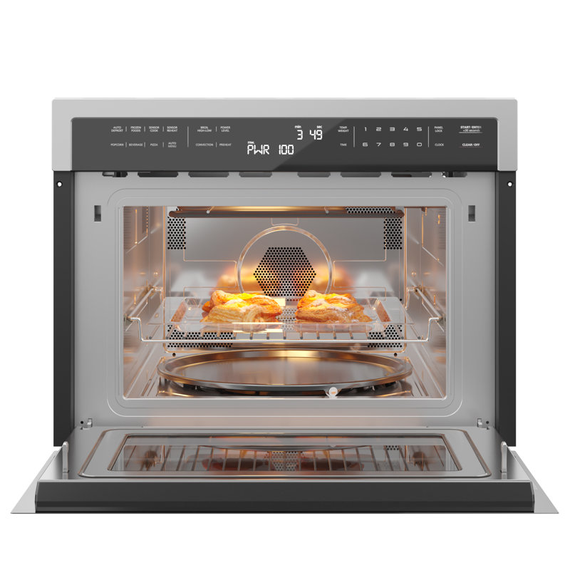 24 in. Stainless Steel Convection Oven with Microwave KM-CWO24-SS