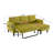 Ermon Upholstered Sofa Reversible Sectional Sleeper with Storage Chaise, Side Pocket-1897940512
