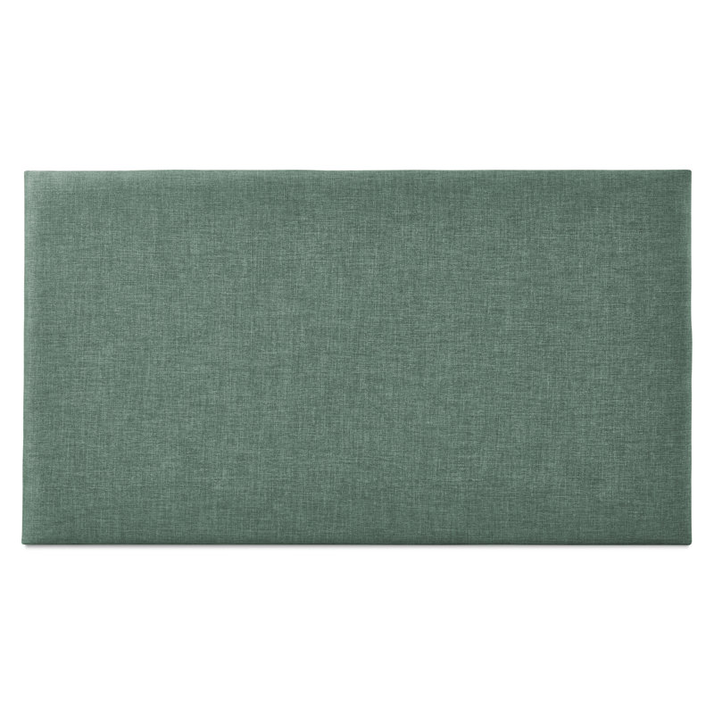 Franda Upholstered Velvet Headboard, Kingsize (5'), Linoso Duke Blue