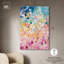 «Joyful Rainfall I», toile de couleur moderne abstraite par Art Remedy-107456667-107456644