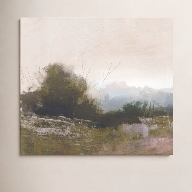 «Spring Farm» par Dan Hobday Art, Non, H 12 po x l 12 po x P 2 po, Toile avec cadre doré