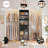 38.9-48.9”Closet System With Adjustable Rods & Drawers-1817255209