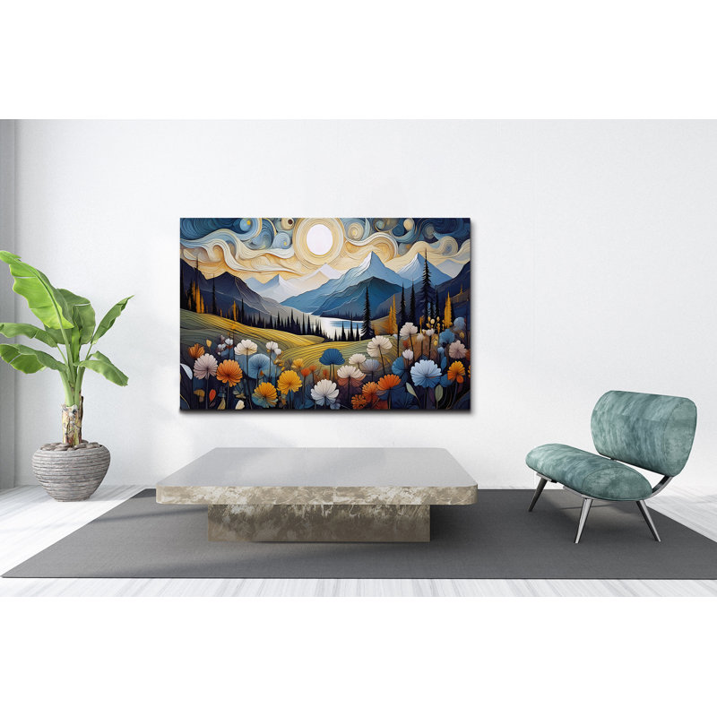 Mountain Meadow, 20" H x 30" W