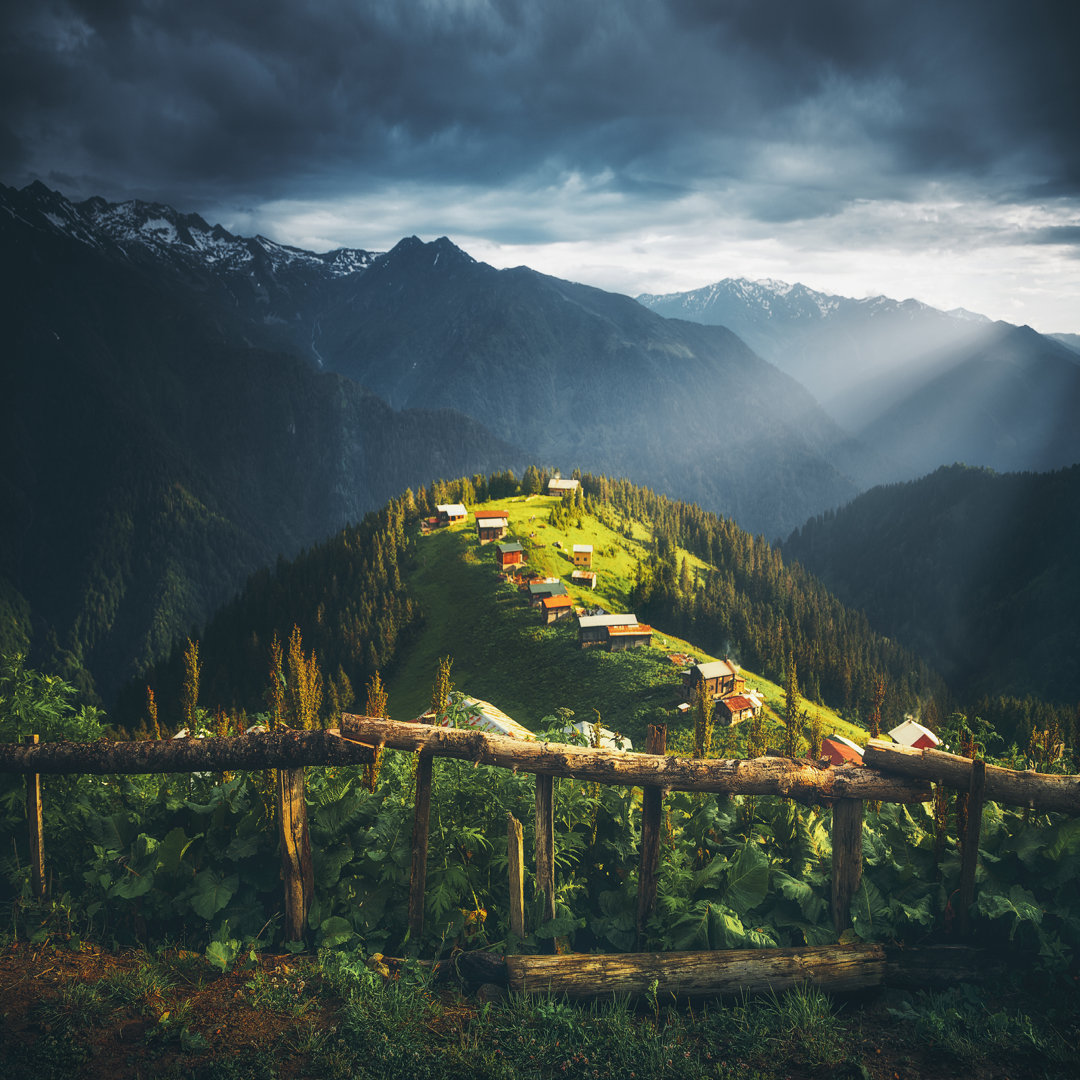 Landscape View Of Pokut Plateau by Serts - Drucken