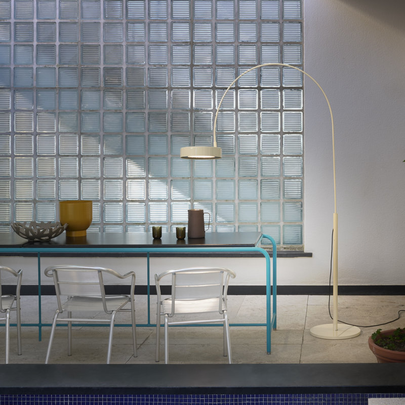 Berlin Outdoor Floor Lamp, Ivory