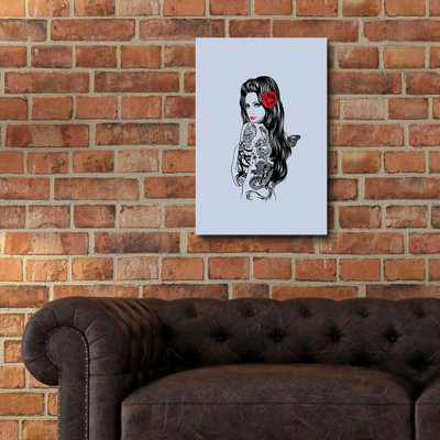 'Tattoo Girl' by Rachel Caldwell, Acrylic Glass Wall Art