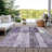 Machine Washable Indoor/Outdoor Xhevrie Purple Rug-662651087