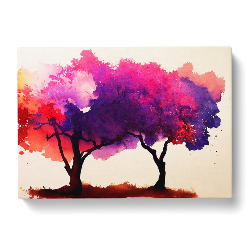 Watercolour Tree Painting Vol.4 - Wrapped Canvas