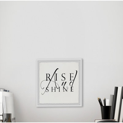 Rise And Shine IV - Single Picture Frame Painting