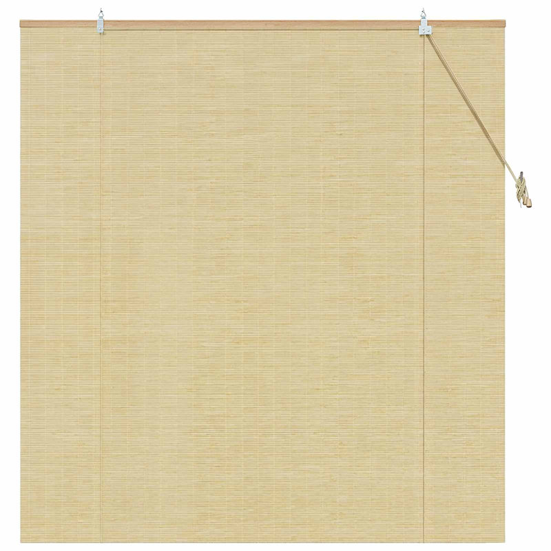 Bamboo Roller shade, Natural, 130 cm W x 160 cm L