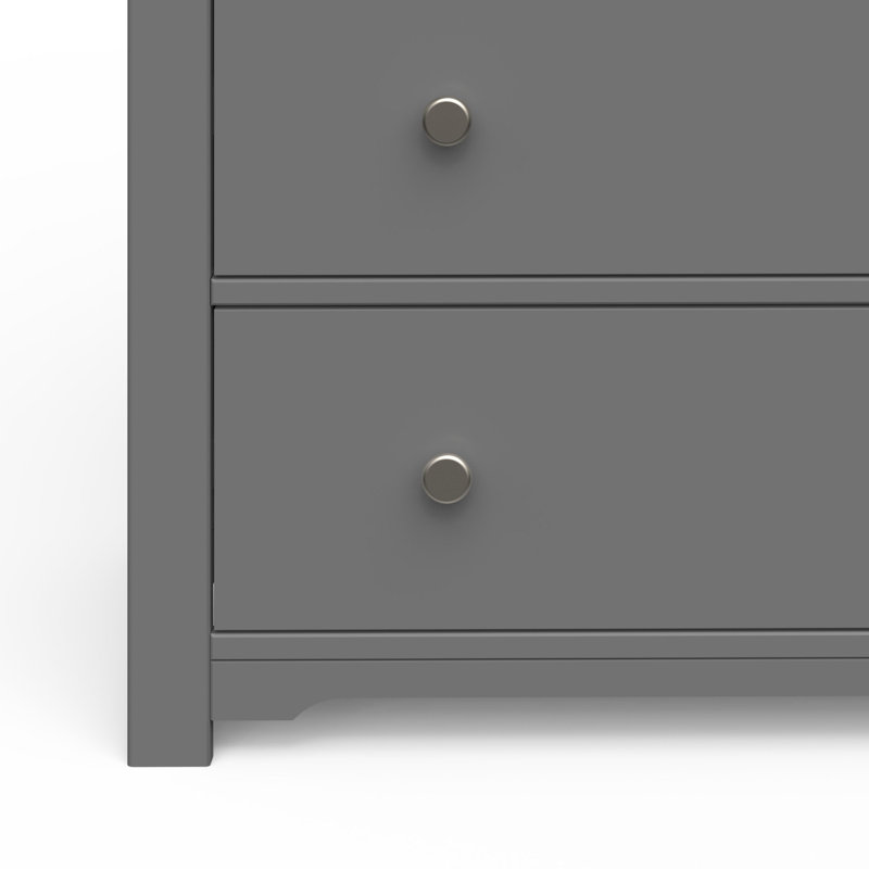 Commode à langer 3 tiroirs Harmony, Gris froid