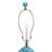 Confetti Glass Table Lamp Blue See Below