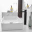 Robinet de lavabo vasque à poignée simple avec drain-109681729