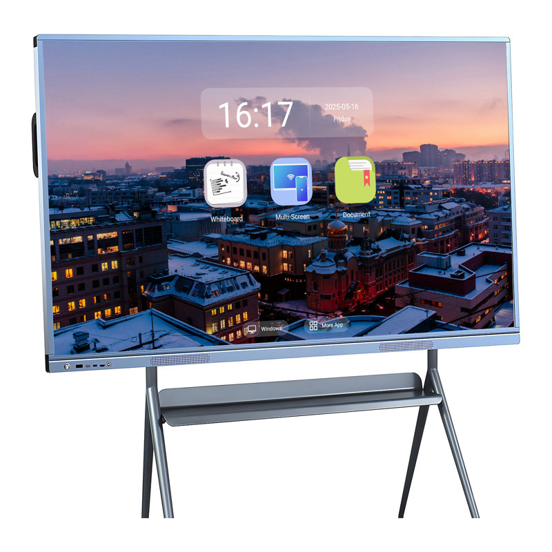 JYXCN, tableau blanc interactif intelligent à écran tactile 4K UHD de 86 pouces, tableau blanc numérique à double OS pour la formation, les réunions et l'affichage numérique