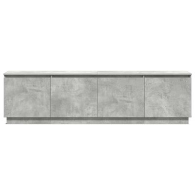 TV Cabinet With LED 180 X 38 X 49 Cm Engineered Wood