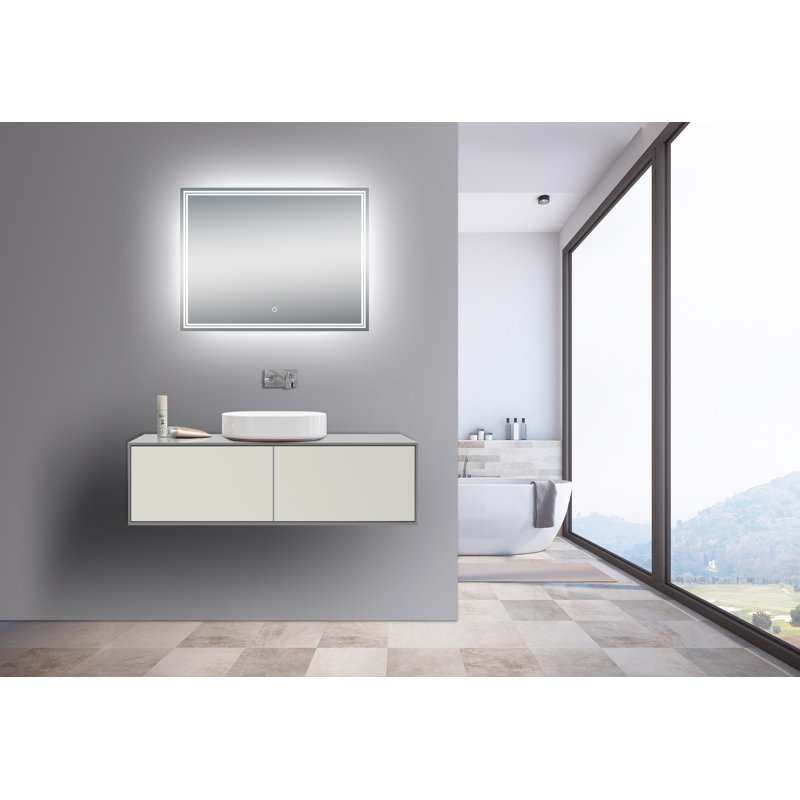 Miroir de salle de bain Xena, 30 po x 39,25 po