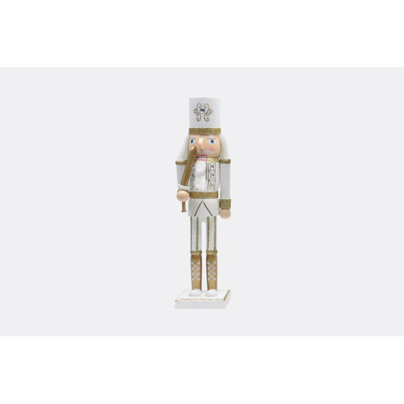  Soldat d'hiver en bois casse-noisette F07M6-12C