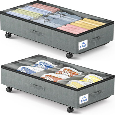 Rebrilliant Fabric Underbed Storage