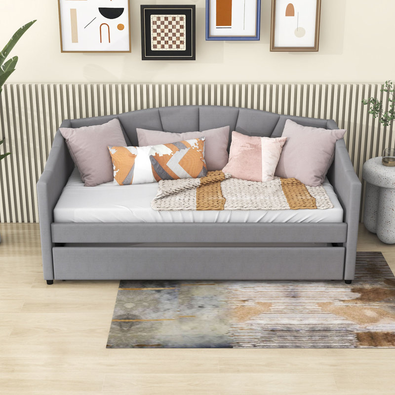 Palmnue Upholstered Daybed, Gray