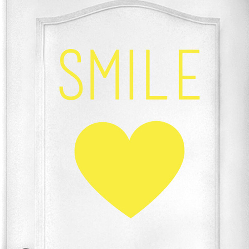 Wall Decal, Bright Yellow