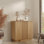 Buffet à panneau cannelé 31,5 po Designer Modern