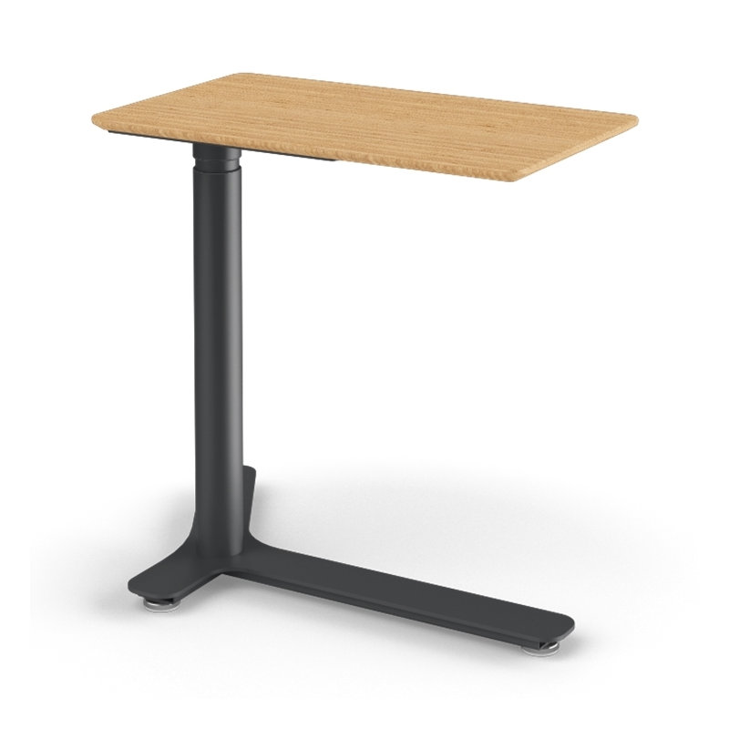 Float Mini Desk, Bamboo/Carbon Black