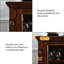 Armoire à vin 25,59 po style américain