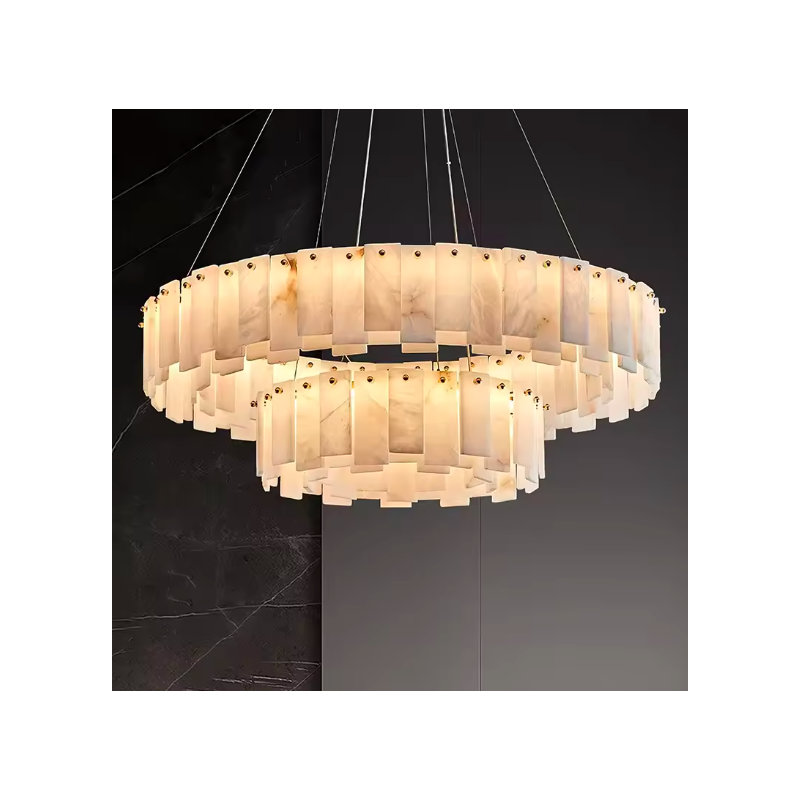 1 - Light Chandelier, 11" H x 39.4" W x 39.4" D