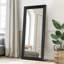 Miroir de plancher à bordure droite en bois massif pour une décoration intérieure élégante et fonctionnelle-636749943