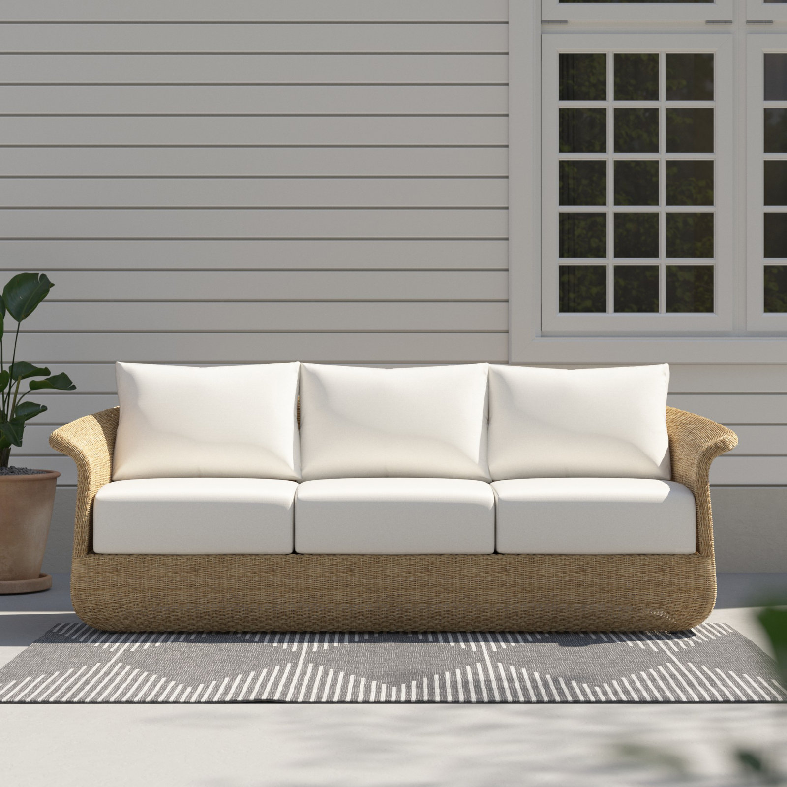 Baylor 89" Patio Sofa