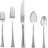 Lenox Federal Platinum 5-Piece Stainless Steel Flatware Place Setting, Silver-9841330
