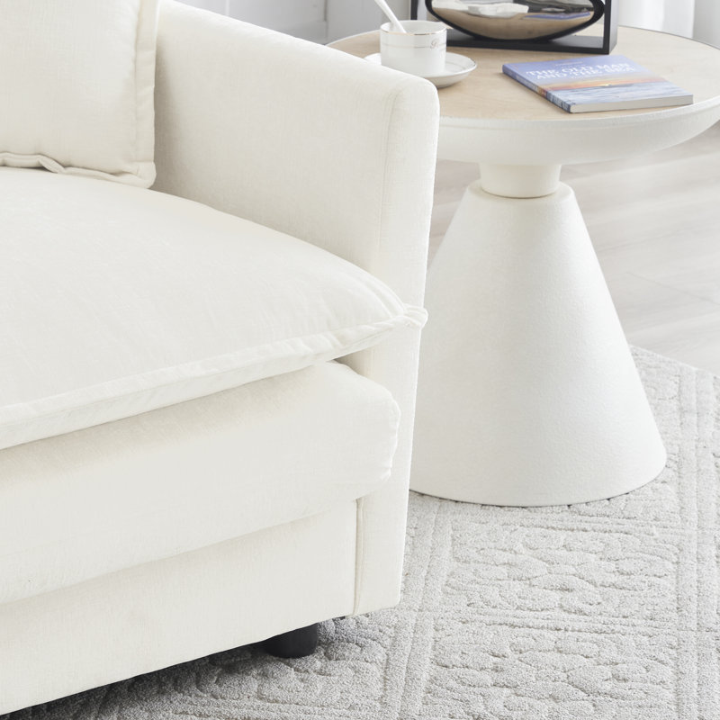 Canapé moderne, ensemble de canapé modulaire à assise très profonde 3 pièces pour salon, canapé surdimensionné, canapé 3 places, causeuse et canapé simple, chenille