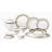 54 Piece Bone China Dinnerware Set - Service for 8