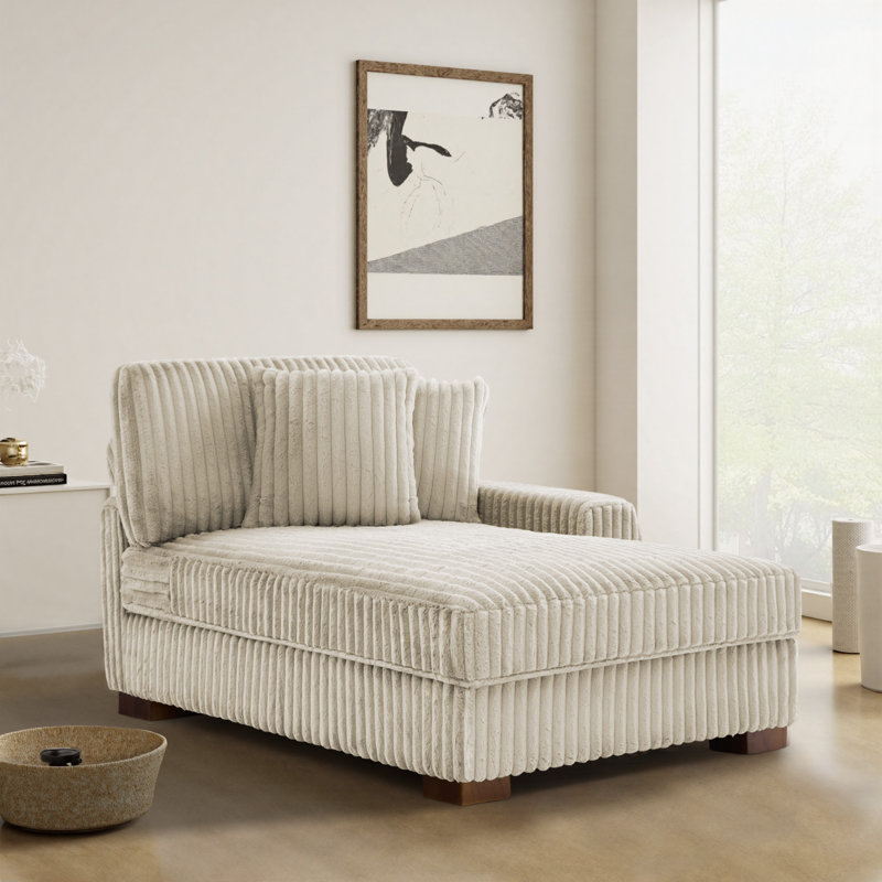 Chaise Lounge, White