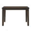 Ensemble de salle à manger à hauteur de comptoir 5 pièces Classic avec table extensible et chaises rembourrées, parfait pour les réunions de famille et les réceptions.-532606459