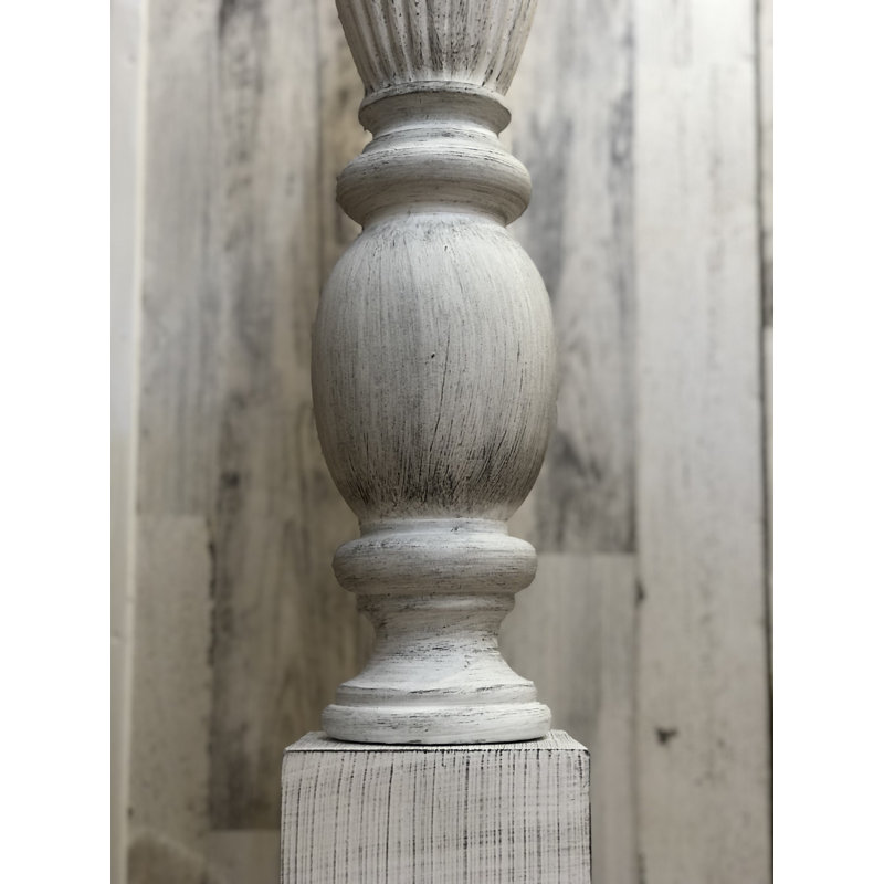 Benzonia 63'' Standard Floor Lamp with 3-Way Switch - Linen Shade, White