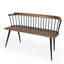 Tempe Mango Wood Spindle Back 51.25"W Bench-1583904773