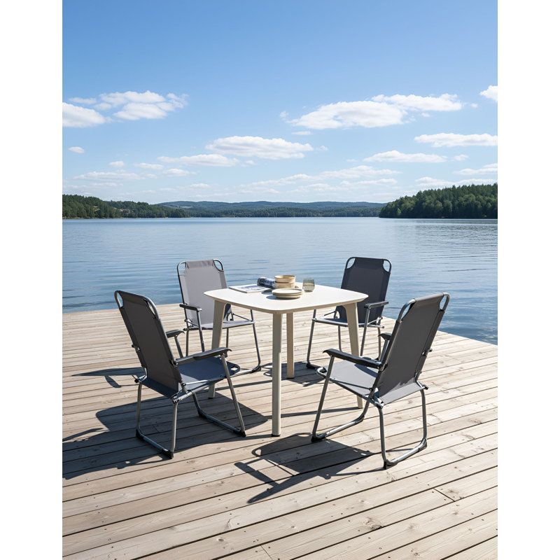 Outdoor Lounge Chair, Grey