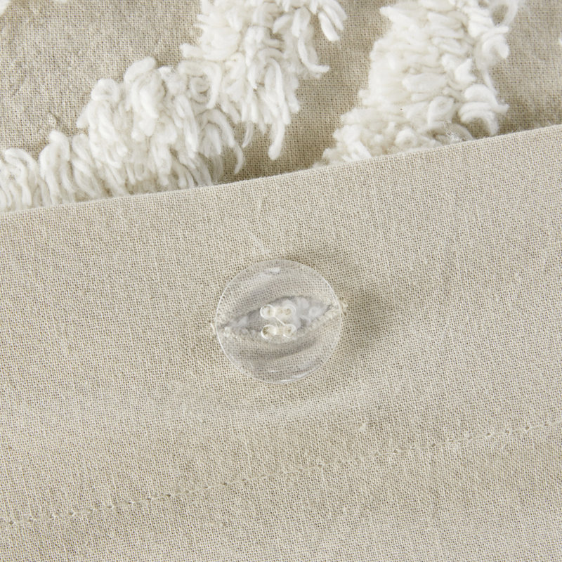 Housse de couette taupe très grand / très grand. 100% coton pour un repos apaisant. Attrait médaillon. 2 taies décoratives assorties. . Collection 3 pièces de lavabo sans effort - Taupe Sommeil serein. Allure design. Machine