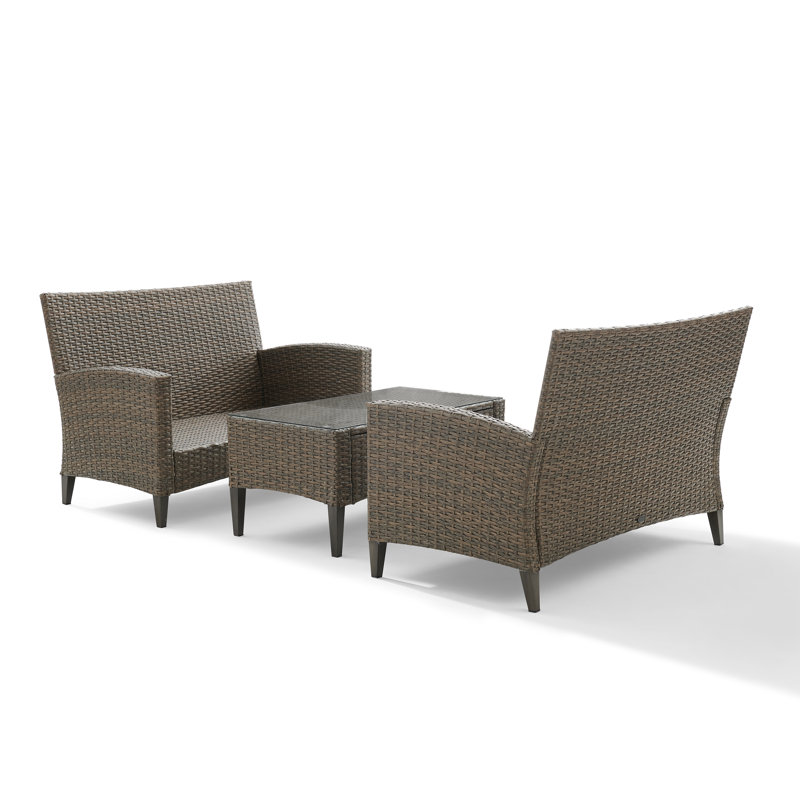 Wickham 4 - Person Patio Conversation Set with Cushions